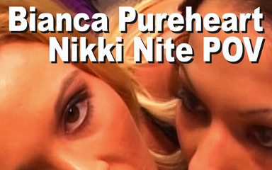 Edge Interactive Publishing: Bianca Pureheart & Nikki Nite & Dick Delaware трахають горло в анал a2opm, камшот на обличчя
