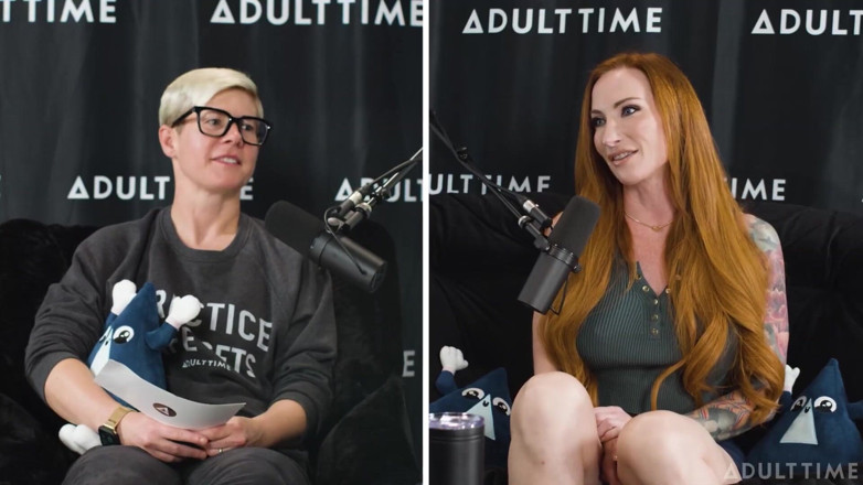 Adult Time Podcast: Sophia Locke uważa, że schwytanie kosmitów byłoby gorące ?! Podcast czasu dla...