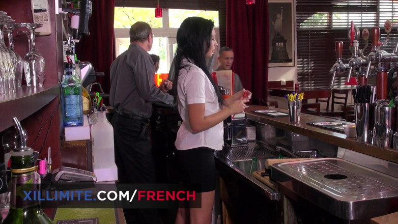 French girls at work: French Asian teen Sharon Lee anal sex