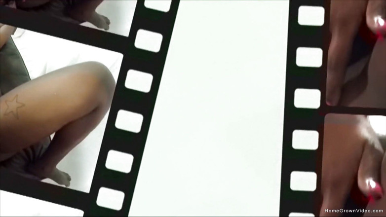 Homegrown Video: Cewek ebony amatir siap untuk apa pun