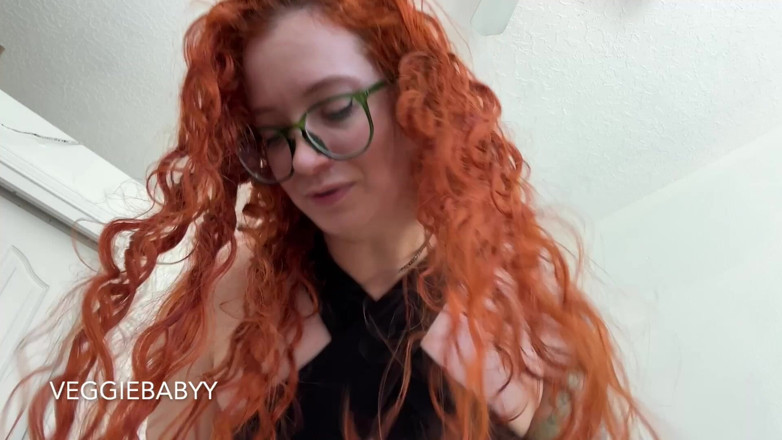 Veggiebabyy: Áspero castigo pegging e prenhada para calcinha cheirando meio-irmão