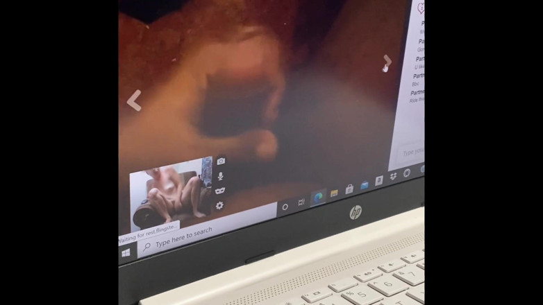 Tickled Pink Productions: Ateşli sarışın rastgele zenci adamla web kamerasında siyah dildoyla amını...