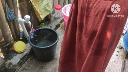 Anita yadav: Indian Woman Washing Outside