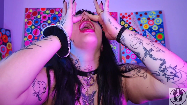 All You Can Fetish: Fetiș cu nas Deedeelove fată frumoasă gotică