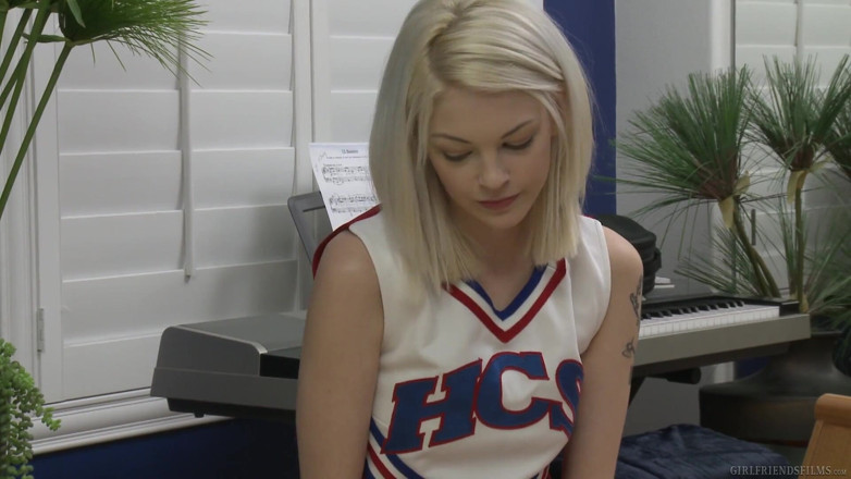 Girlfriends Films: MILF talks to teen cheerleader about lesbian porn