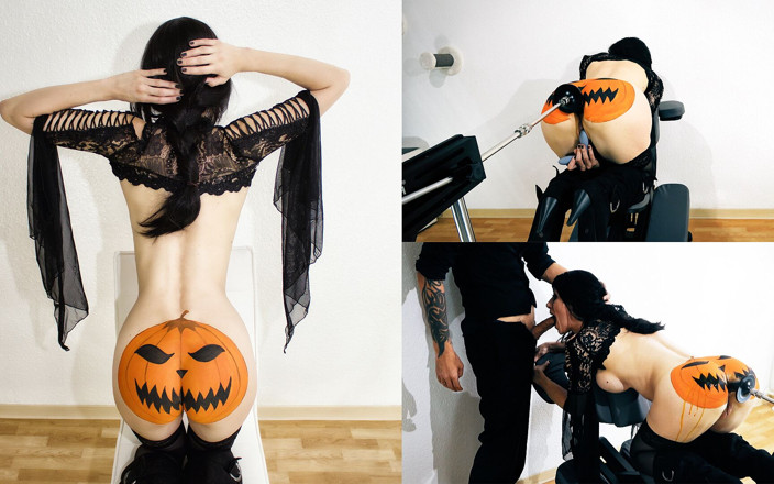MineaXX2: Halloween video 2022 - fodida pela minha máquina de sexo anal até...