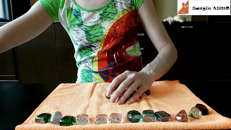 Saegin: 1[ASMR] Kaca marmar dan kerikil (tiada bercakap)