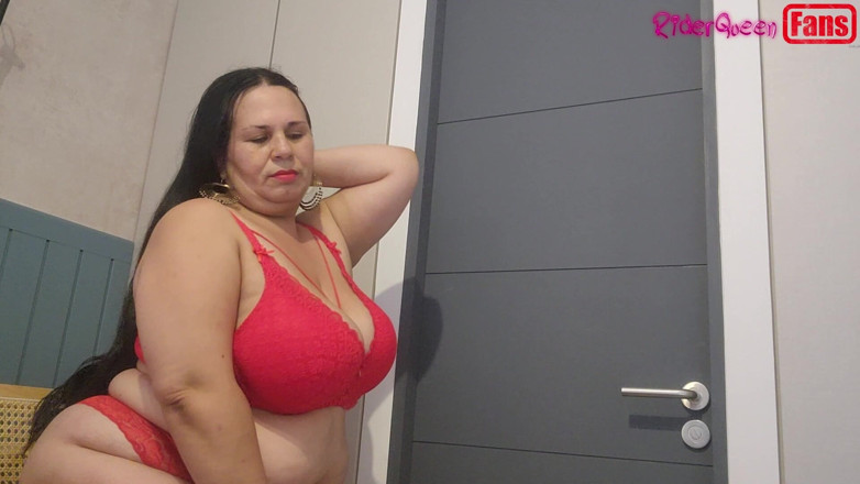 Only Riderqueen BBW Step Mom Latina Alone: 팬과 팔로워를 위한 비디오 - 나와 함께 즐길 수 있는 Rq