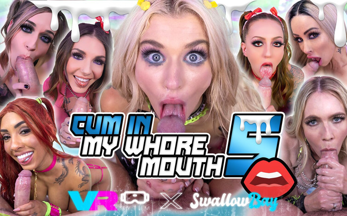 VRhythm: Sperma in My whore Mouth 5 - Sperma i munnen VR sammanställning