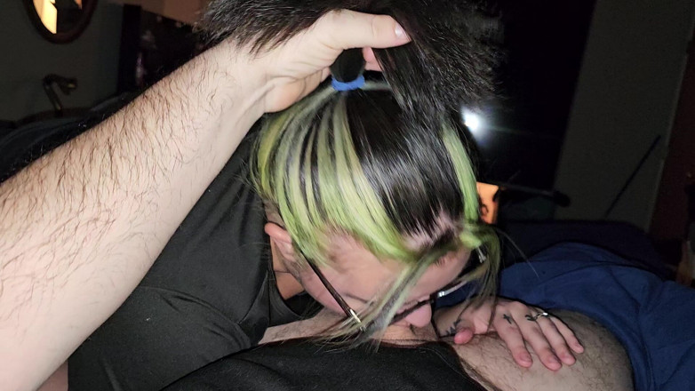Funhousewife69: Ponytail blowjob gemuk