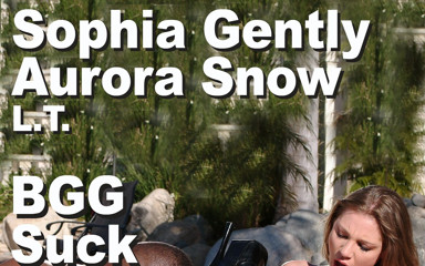 Edge Interactive Publishing: Sophia Gently & Aurora Snow & L.T. BGG Suck Lick Anal Snowball