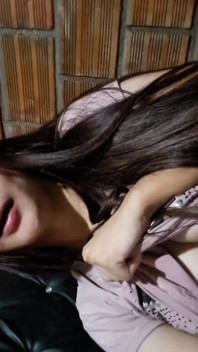 Latina Touches Herself on Video Call