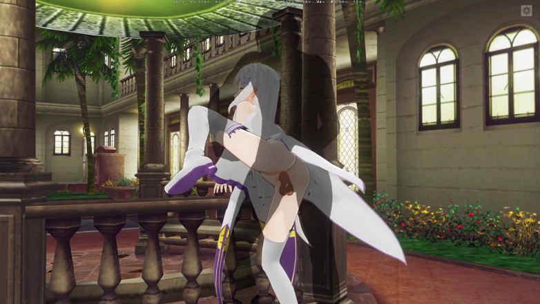 H3DC: Emiria Re : Zero Hentai 3D a jeté sa jambe et baisé