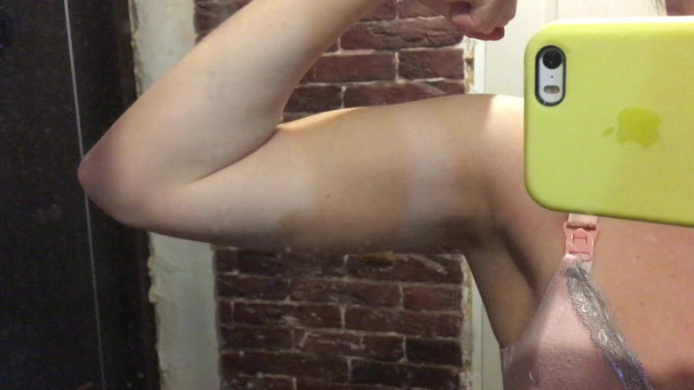 Risky Hairy Couple: My Big Muscles