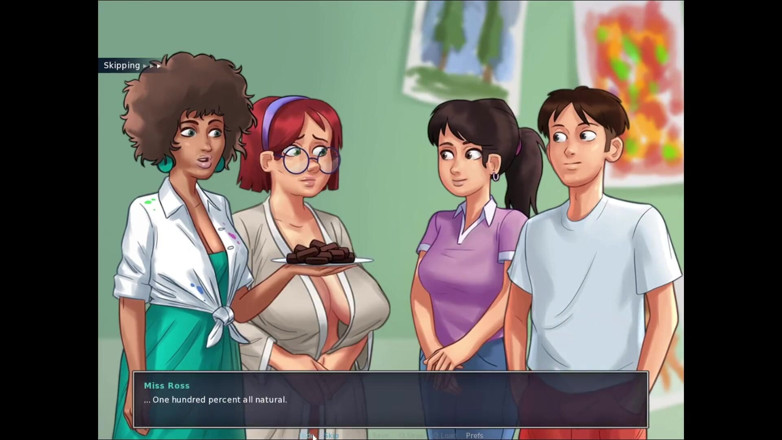 LewdArcade: Summertime saga miss ross animation collection [parte 33] gioco di sesso nudo [18+]...