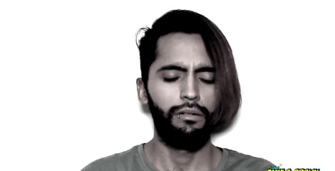 Camilo Brown: Ich wichs meinen großen, unbeschnittenen schwanz mit Öl in schwarz und...