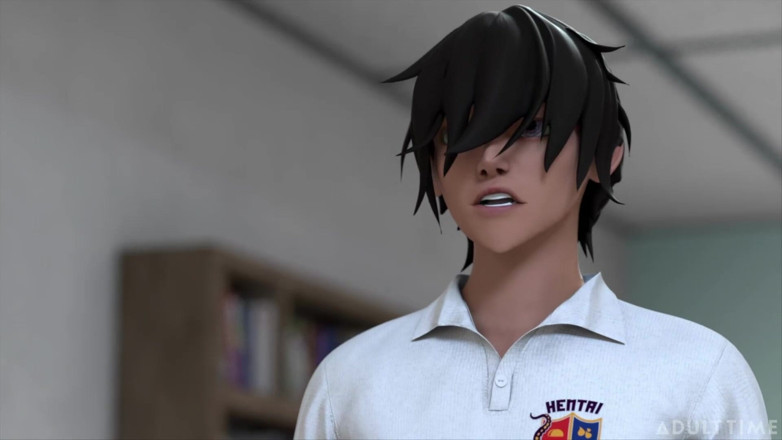 Hentai Sex School: Hentai Sex College epizoda 5 - Studentka s velkým čůrákem zapůsobí na milf ředitelku...