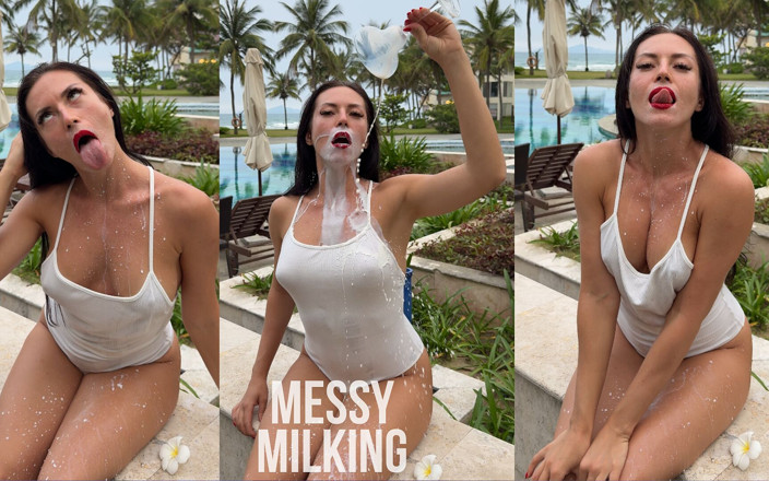 Princess Monica: Traite Et Dans Un Body Transparent Dans La Nature