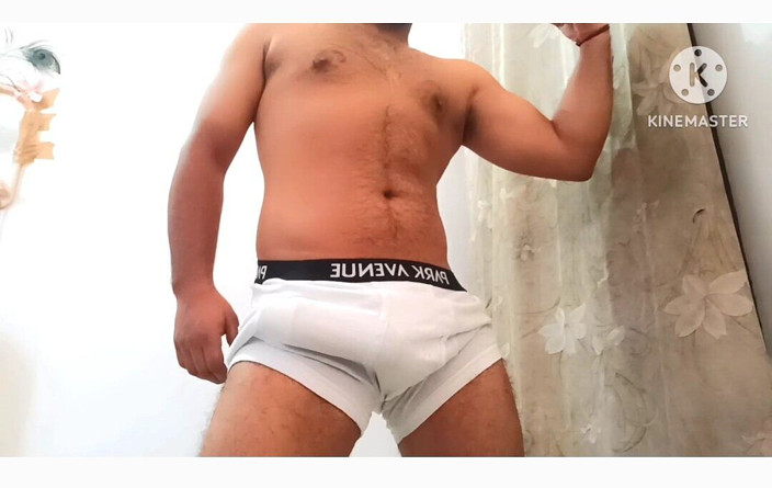 Desi__Panda: Gym Trainer Big Monster Cock in Underwear BBC Big Cock