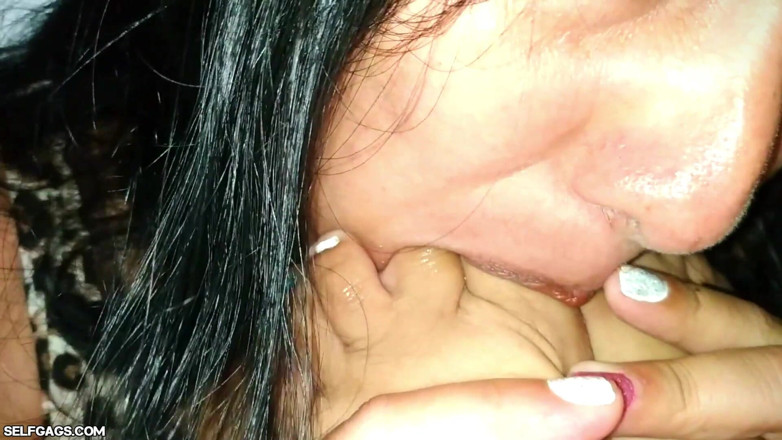 Selfgags Latina Bondage: Šílená bbw chůva mučena