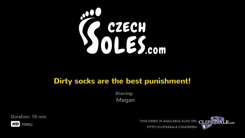 Czech Soles - foot fetish content: Șosetele murdare sunt cea mai bună pedeapsă