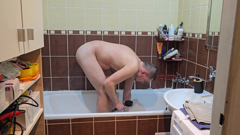 Fap_man93: Sesi mandi solo