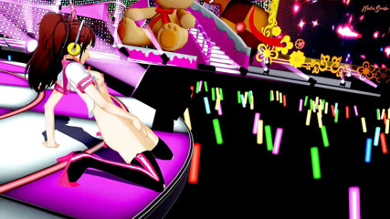 Hentai Smash: Naik fingering memeknya sendiri live di atas panggung. Persona 4 Hentai.