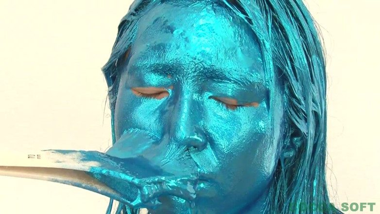 Cocoa Soft: Bleu métallique