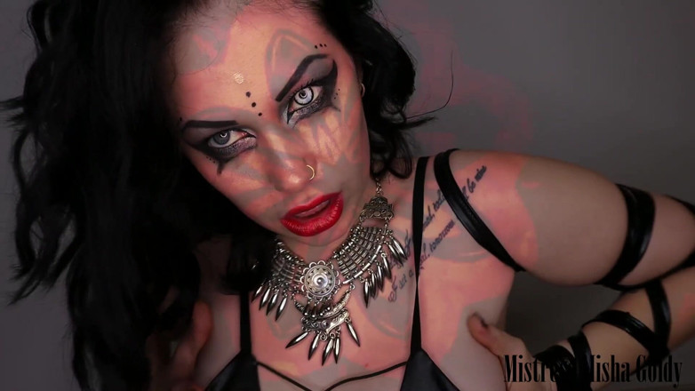 Goddess Misha Goldy: Magický rtěnkový trans od voodoo čarodějnice, aby dostal vaše semeno pro...