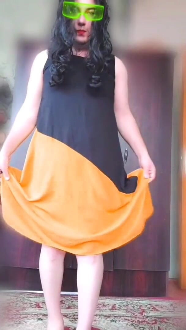 Kitty_Cross: Sexy Ladyboy Elektro brýle Sexy Roztomilá Sissy Boy Femboy Crossdresser...
