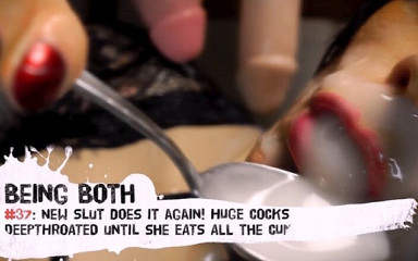 Being Both: Partea 37 - curvă nouă face din nou! Pule uriașe adânc în gât,...