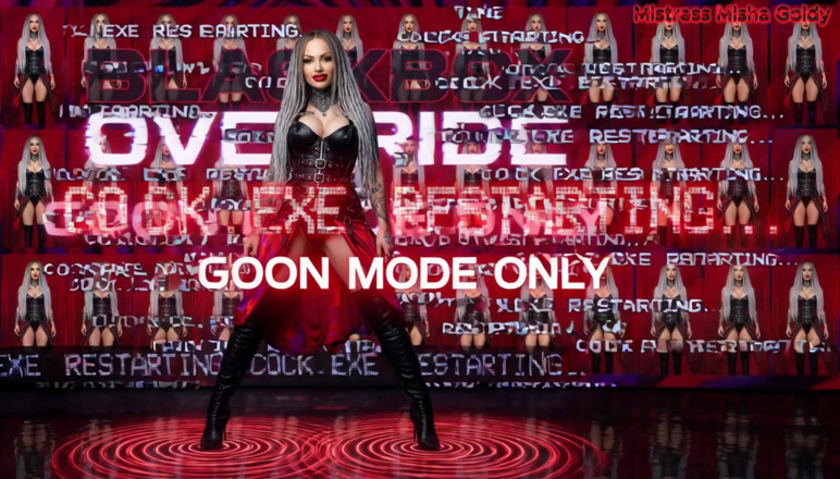 Goddess Misha Goldy: Чорний Коробка Член: Зламаний дистанційно і належить мені.