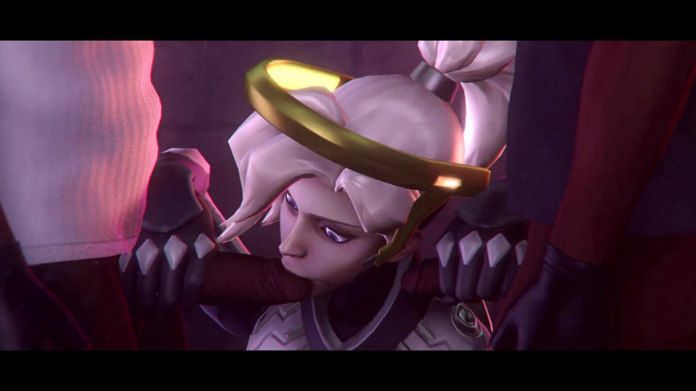 Velvixian 3D: Sex în trei cu curva Mercy