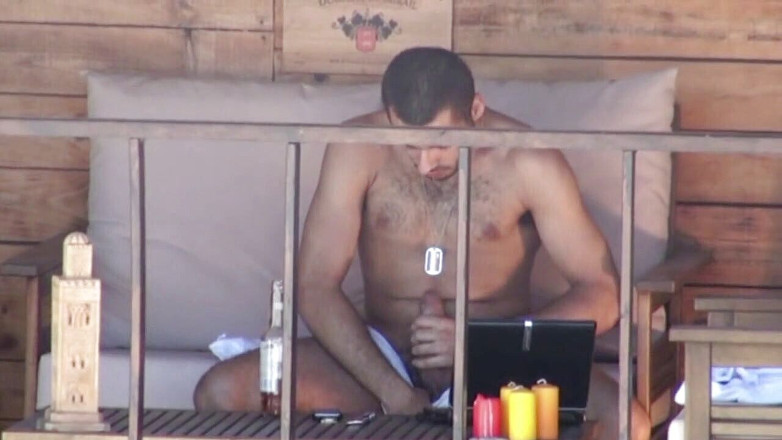 Gaybareback: Exhib мастурбація для гетеросексуалього араба