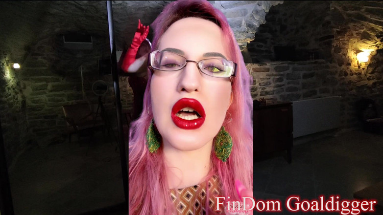 FinDom Goaldigger: Guardami gli occhi!