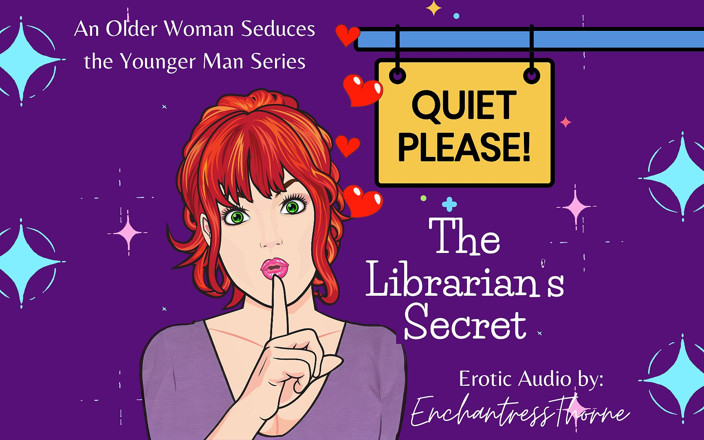 EnchantressThorne: Silence s’il te plaît 01 : le secret de la bibliothécaire - femme âgée,...