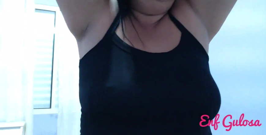 Enfgulosa: Delicia, BBW délicieuse, fétiche des aisselles excitée