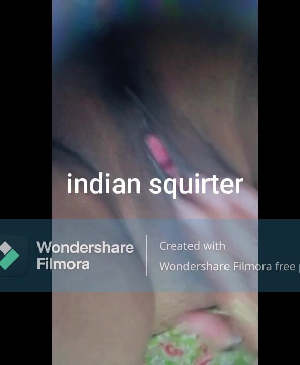 Indian squirter: Indisk flickvän fitta fingrar