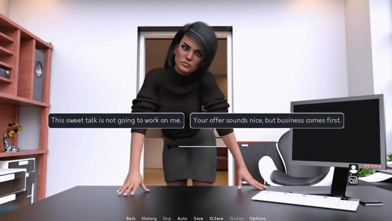 Dirty GamesXxX: Strumpfhosen: sekretärin und ein webcam-mädchen, episode 2