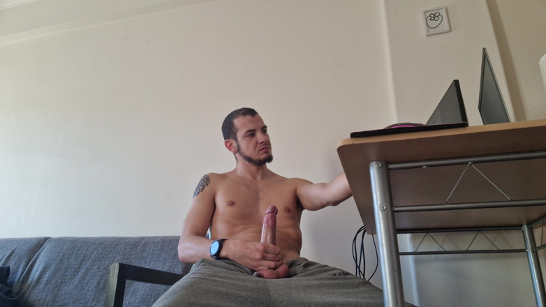 Fitguywithbigdick: Schnelle solo-mastubation