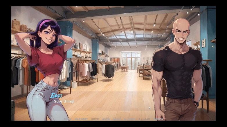 Cumming Gaming: Yeni kız arkadaşım tabu hentai oyunu ep.6 soyunma odası eğlencesi...