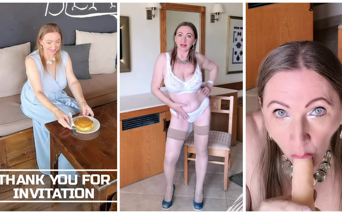 MariaOld: Bà già mariaold ngày ngon lành tại khách sạn: ăn bánh...