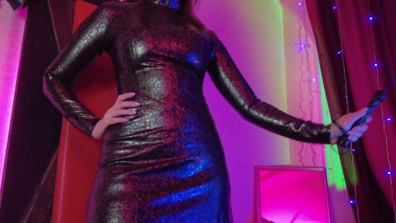 Eva Latexxx: Dominatrix Eva Latex Femdom BDSM Mistress Fetischklänning Högklackat Stor rumpa...