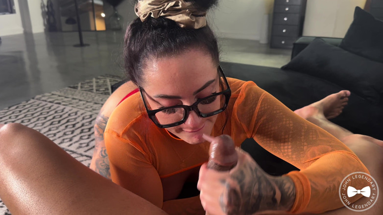 John Legendary: Tlustá pawg děvka Naomi Foxx Big Booty dělá bbc sperma...