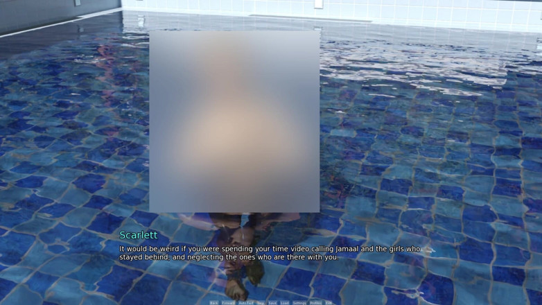 3D Cartoon Porn: Mi dormitorio 253: natación en la piscina desnuda de Daphne-Scarlett y...