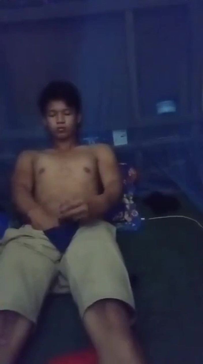 Fleshlab Gay: Oskuld Sexig Pinoy Twink Pojke Onani
