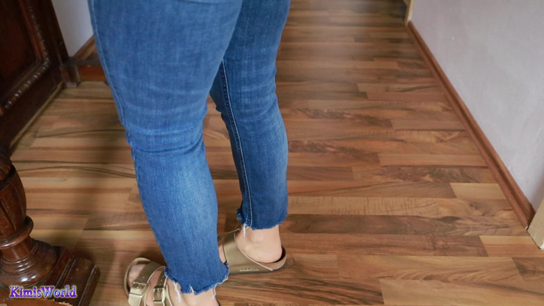 KimisWorld: Birkis asmr - sandals kéo &amp; trượt trên sàn gỗ