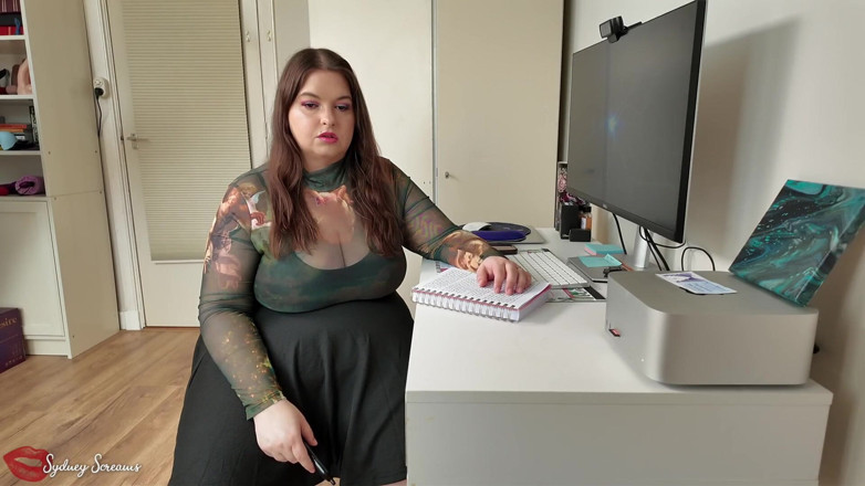 Sydney screams fetish: Взявши під контроль свою секретарку - ви заворожуєте, ваш секретар Сідні кричить і контролює їх для вашого задоволення