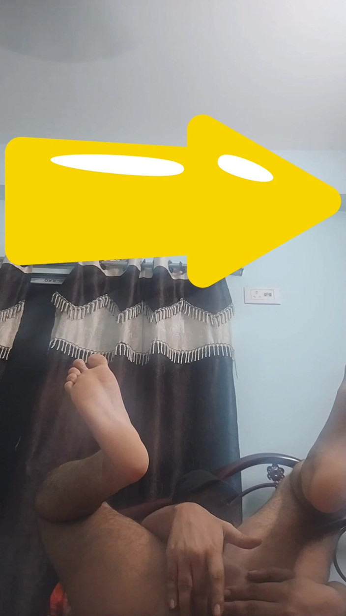Ronit: Indian Smart Young Boy's Dick Not Erected Try to Erection