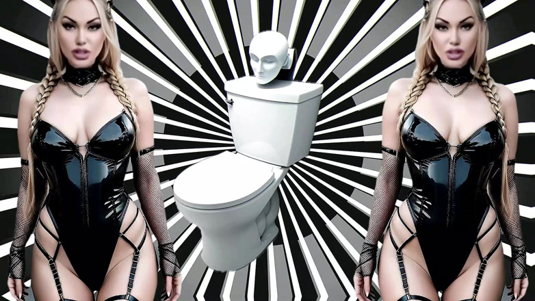 Goddess Misha Goldy: Mangia la tua sporcizia in bagno